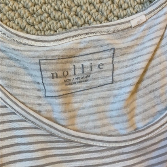 Striped split side top - Picture 2 of 3